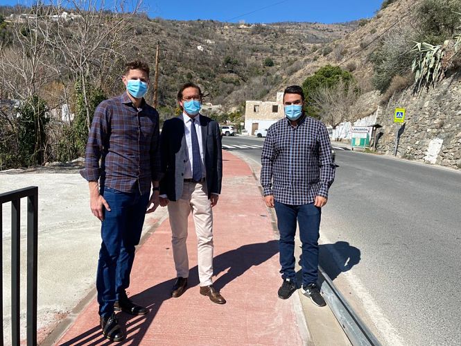 Imagen de la visita a Lanjarón (JUNTA)