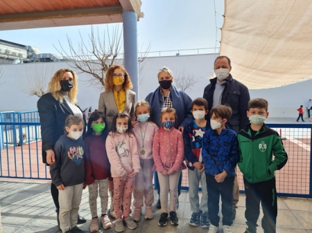 Imagen de la visita al CEIP Pilar Izquierdo (JUNTA) 