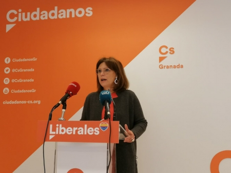 La parlamentaria andaluza de CS, Mar Sánchez (CIUDADANOS)