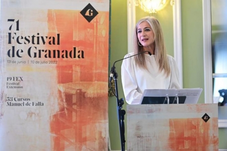 La Consejera de Cultura, Patricia del Pozo, ha presentado el festival (JUNTA)