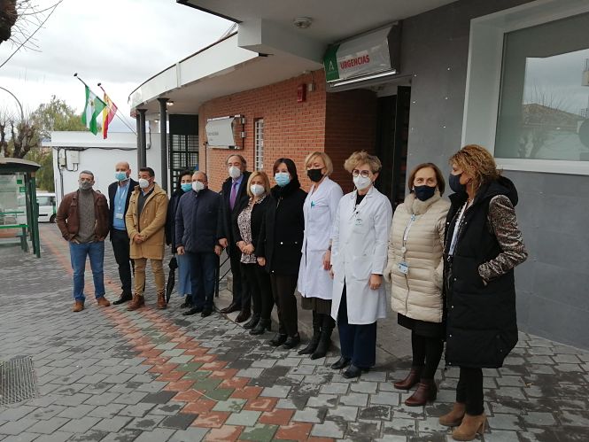 Imagen de la visita al Centro de Salud de La Zubia (AYTO. LA ZUBIA)