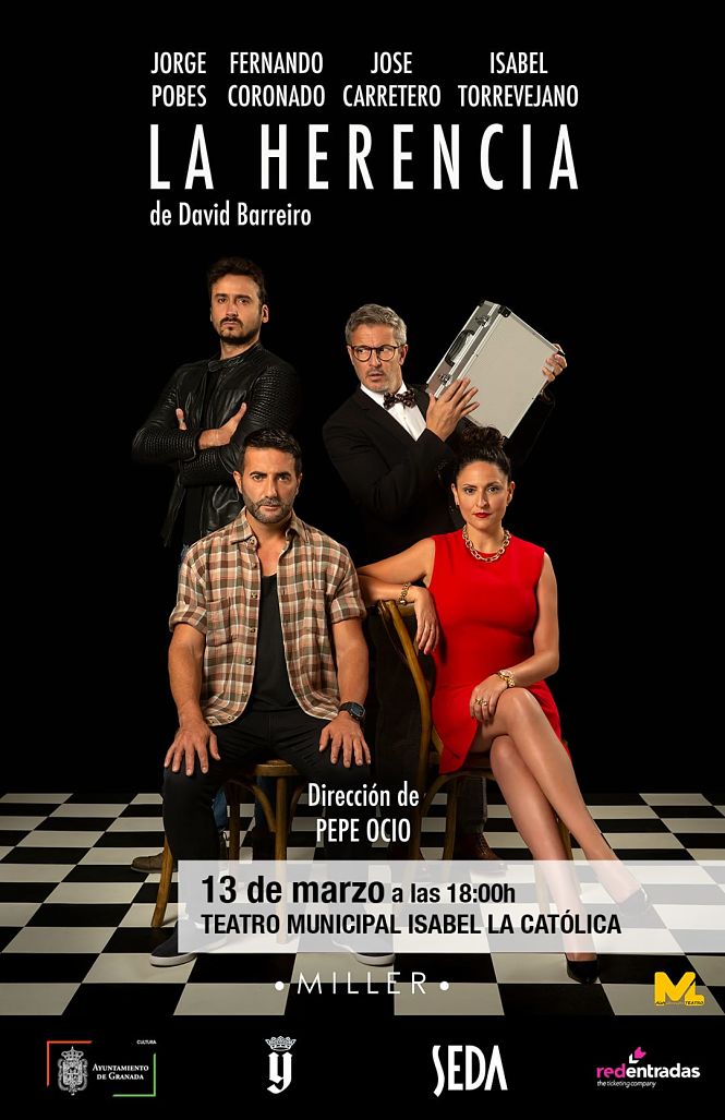 Cartel de la obra de teatro (MILLER PRODUCCIONES)