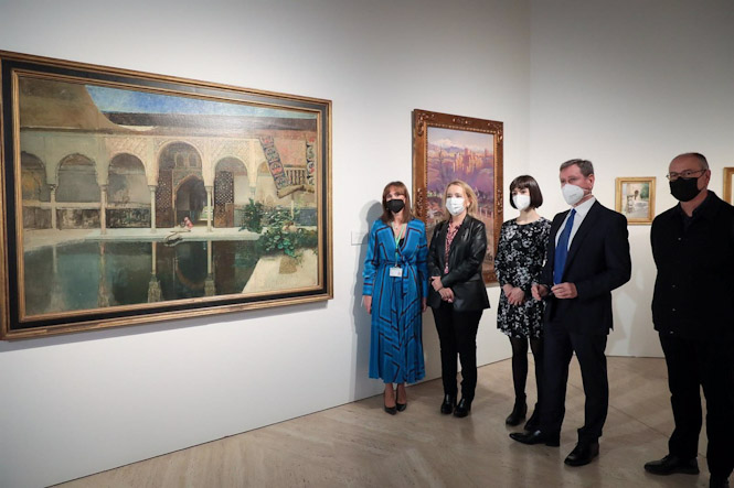 Inauguración de `Sobre la Alhambra en el arte moderno` (PATRONATO DE LA ALHAMBRA Y GENERALIFE)
