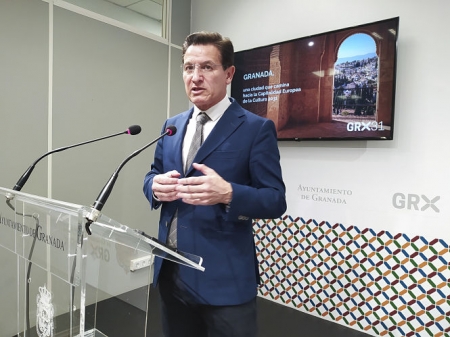 El concejal para Proyectos Estratégicos Granada 2031, Luis Salvador (JAVIER ALGARRA / AYUNTAMIENTO)