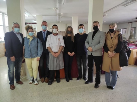 Reunión con los alumnos de la Escuela de Hosteleria (CIUDADANOS)