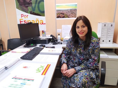 Mónica Rodríguez Gallego, concejal de VOX Granada (VOX)