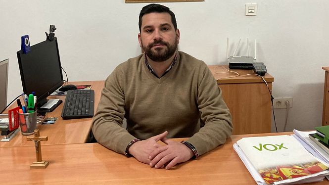 El portavoz de Vox en el Ayuntamiento de Pinos Puente, Antonio Duarte (VOX)