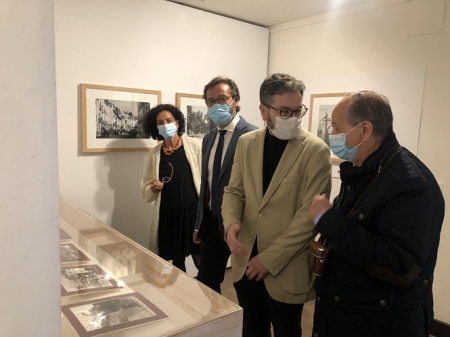 Imagen de la visita a la exposición (JUNTA)