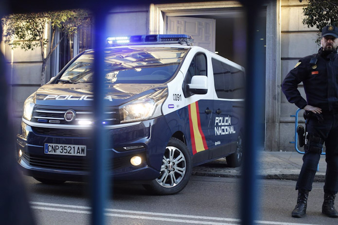 Un furgón de la Policía Nacional (EDUARDO PARRA - EUROPA PRESS)