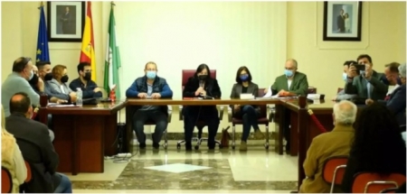 Pleno extraordinario en Chauchina para la elección de Cristina González como alcaldesa (FACEBOOK DEL AYUNTAMIENTO)