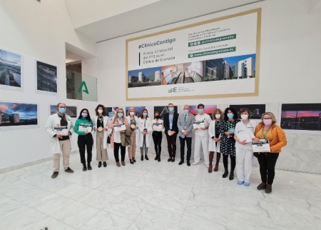 Imagen de los premiados (HUSC)