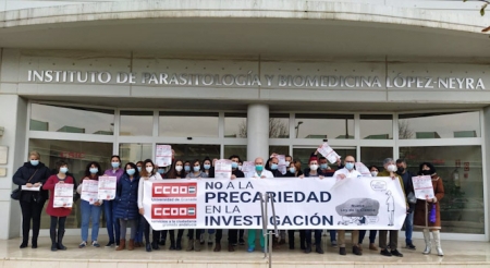 Imagen de la concentración (CCOO) Imagen de la concentración (CCOO)