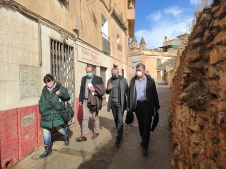 Imagen de la visita a Órgiva (JUNTA)