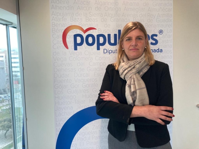 La portavoz del Grupo Popular de Diputación, Inmaculada Hernández (PP)