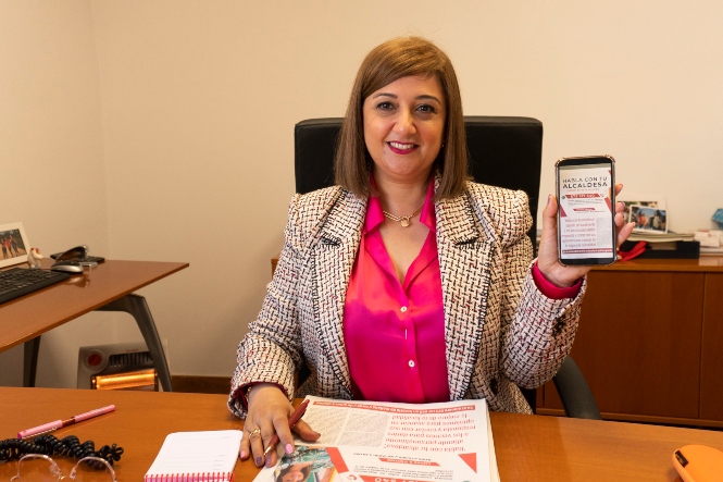 La alcaldesa de Armilla, Loli Cañavate (AYTO. ARMILLA)