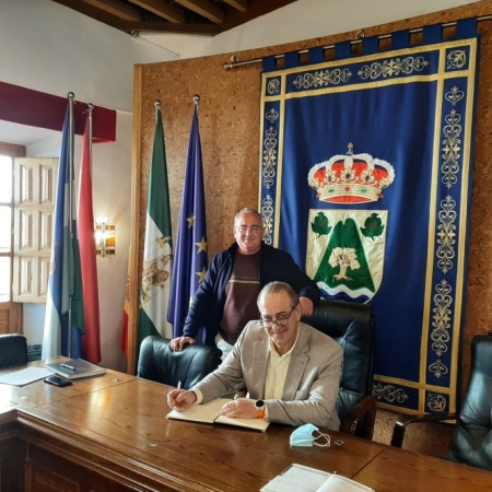 Imagen de la visita al Ayuntamiento de Gójar (JUNTA)