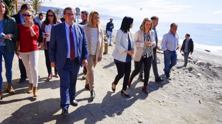 Visita del Gobierno a la Costa Tropical tras el temporal (AYUNTAMIENTO DE MOTRIL)