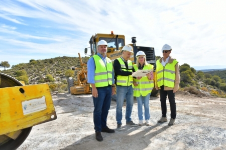 Imagen de la visita a las obras (JUNTA)