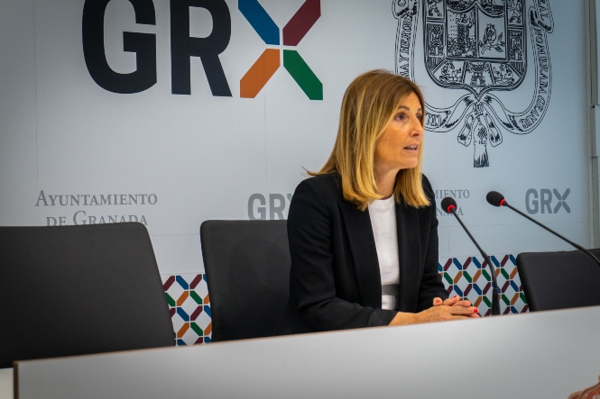 La concejal del PP en el Ayuntamiento de Granada, Eva Martín (PP)