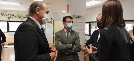 Imagen de la visita al nuevo juzgado de lo social (JUNTA)