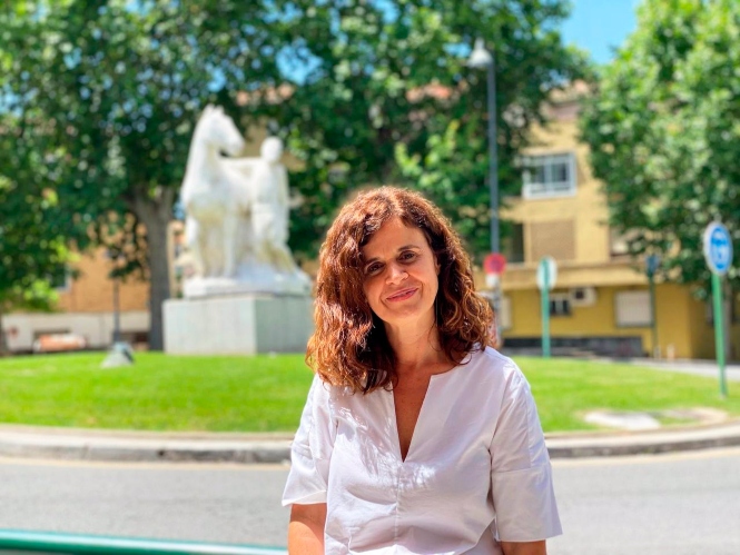 La responsable de Más País en Andalucía y coportavoz federal de la formación, Esperanza Gómez (MÁS PAÍS ANDALUCÍA) 