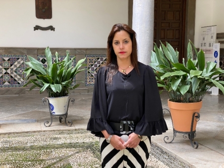 La Concejal de Vox en el Ayuntamiento de Granada, Mónica Rodríguez (VOX)