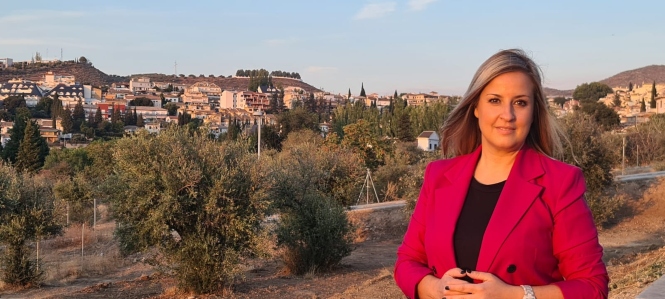 La portavoz del PP en Monachil, Cristina Marín (PP)