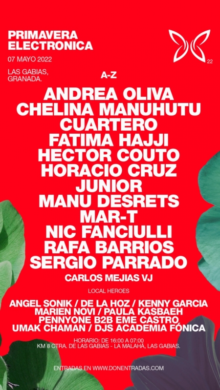 Cartel del primavera Electrónica