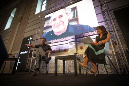 Antonio Banderas y Miguel Ríos en el sexto foro `Granada Conectada` `(GRANADA CONECTADA) 