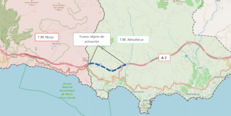Ubicación del tramo objeto de actuación (SUBDELEGACIÓN)
