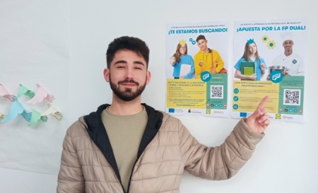 Vicente Malagón, el joven granadino que se ha integrado en la red de embajadores de la FP Dual (CÁMARA GRANADA)