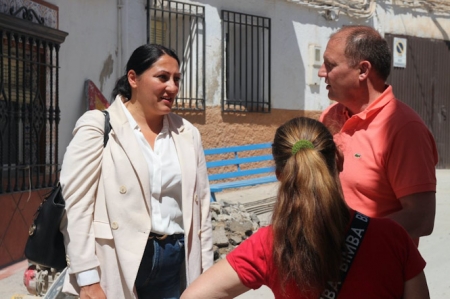 Imagen de la visita a Iznalloz (PODEMOS)