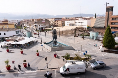 Vista panorámica de la plaza de Armilla (AYTO. ARMILLA)