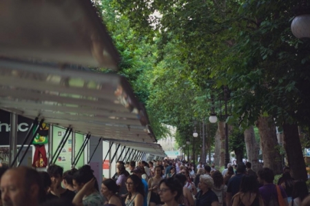 Gran ambiente en el Feria del Libro (FLG) 