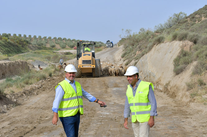Imagen de la visita a las obras (JUNTA)