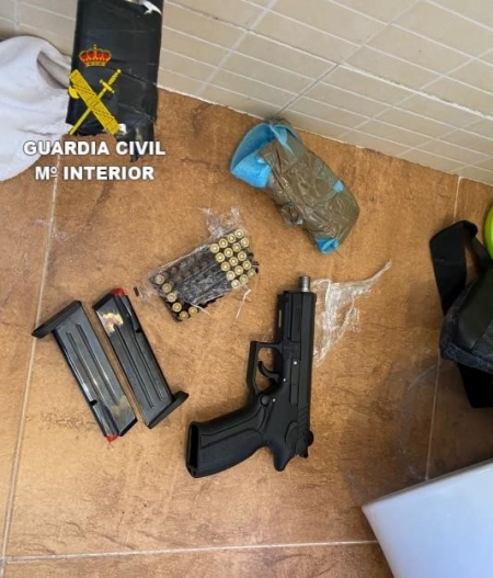 Imagen del arma incautada (GUARDIA CIVIL)