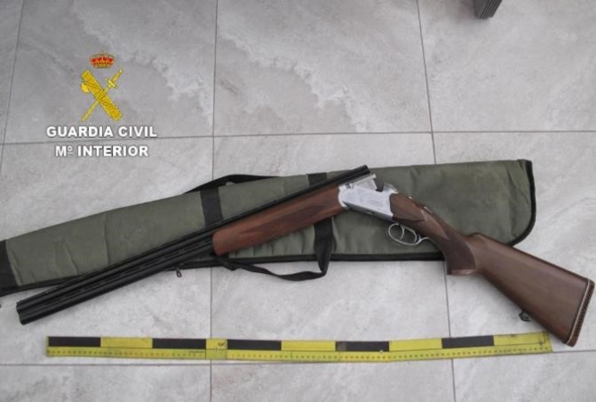 Imagen del arma incautada (GUARDIA CIVIL)
