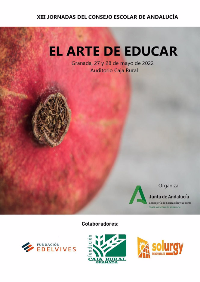 Cartel de las jornadas `El arte de Educar` (JUNTA DE ANDALUCÍA)