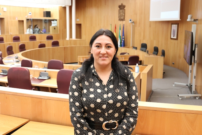 La diputada provincial de Unidas Podemos por Granada, Alejandra Durán (UP)