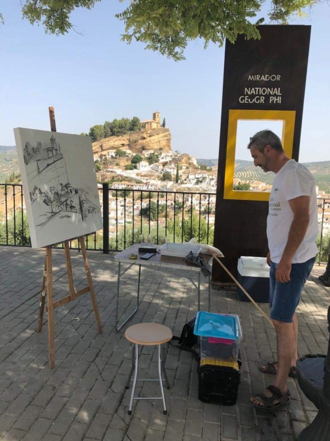 Edición anterior del Concurso de Pintura Rápida `Villa de Montefrío` (AYTO. MONTEFRIO)