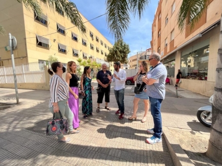 Imagen de la visita a Motril (PSOE)