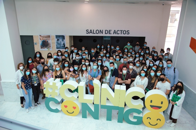 Recibimiento a los nuevos residentes (HUSC)