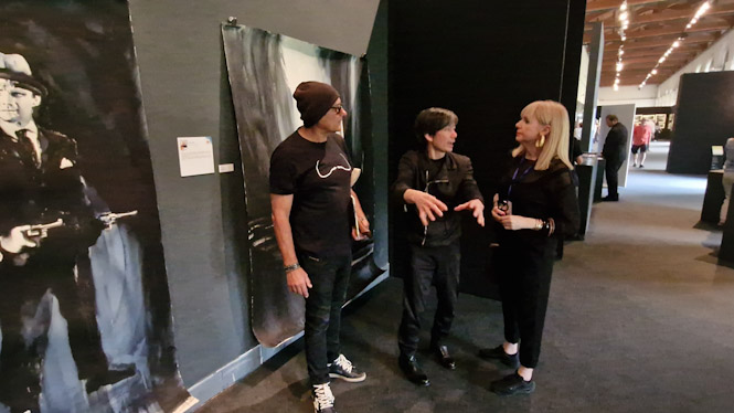 Mar Aragón en la exposición 