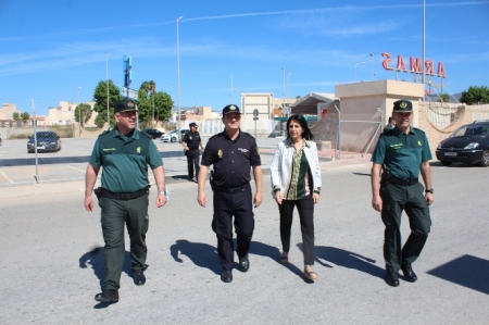 Imagen de la visita al Puerto de Motril (SUBDELEGACIÓN)