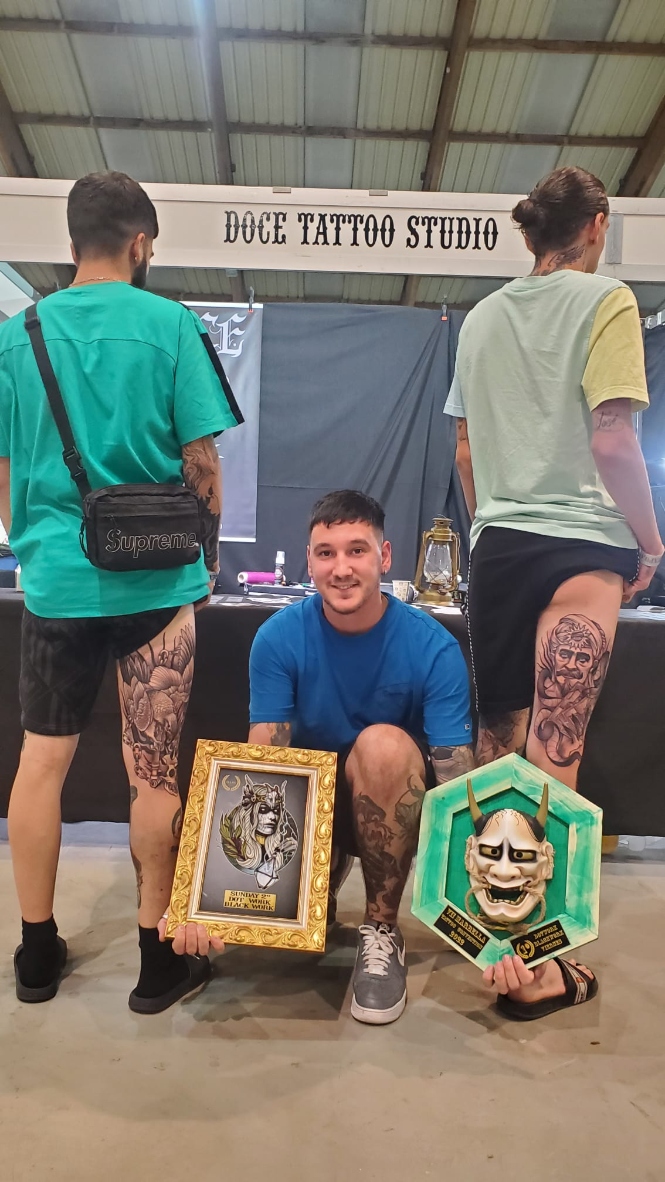 Raúl Baena en la `Marbella Tatoo Convention International` (AYTO. HUÉTOR TÁJAR) 