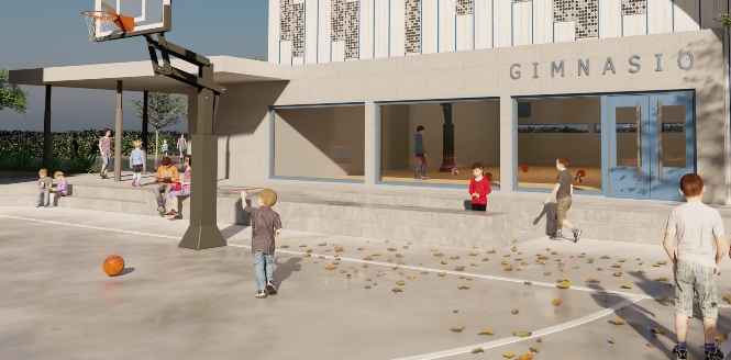 Recreación del gimnasio (JUNTA)