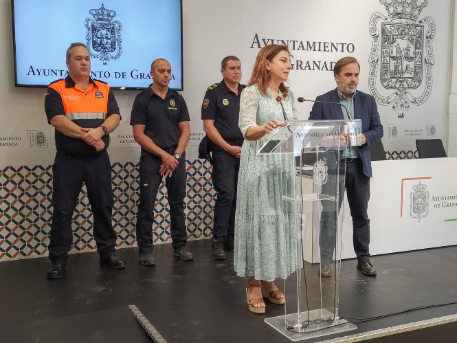 Presentación del dispositivo de seguridad del Corpus (JAVIER ALGARRA / ARCHIVO) 