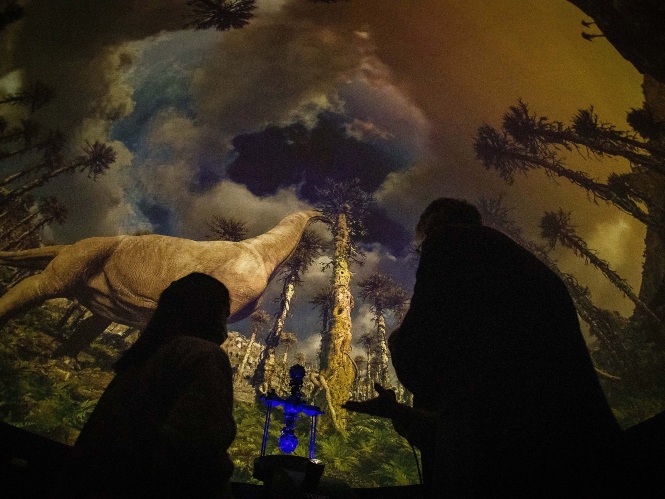 Exposición sobre lso dinosaurios (APRQUE DE LAS CIENCIAS)