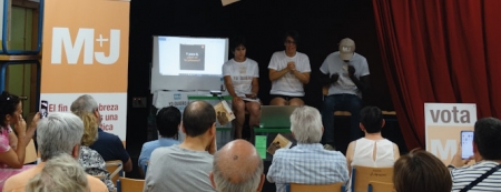 Acto de `Por un mundo más Justo` (M+J)