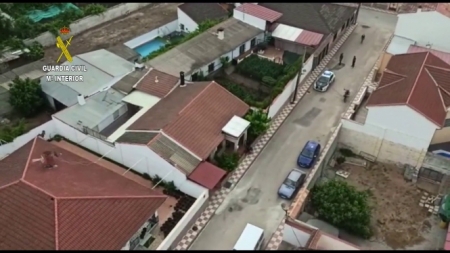 Vista aerea de una de las plantaciones (GUARDIA CIVIL)